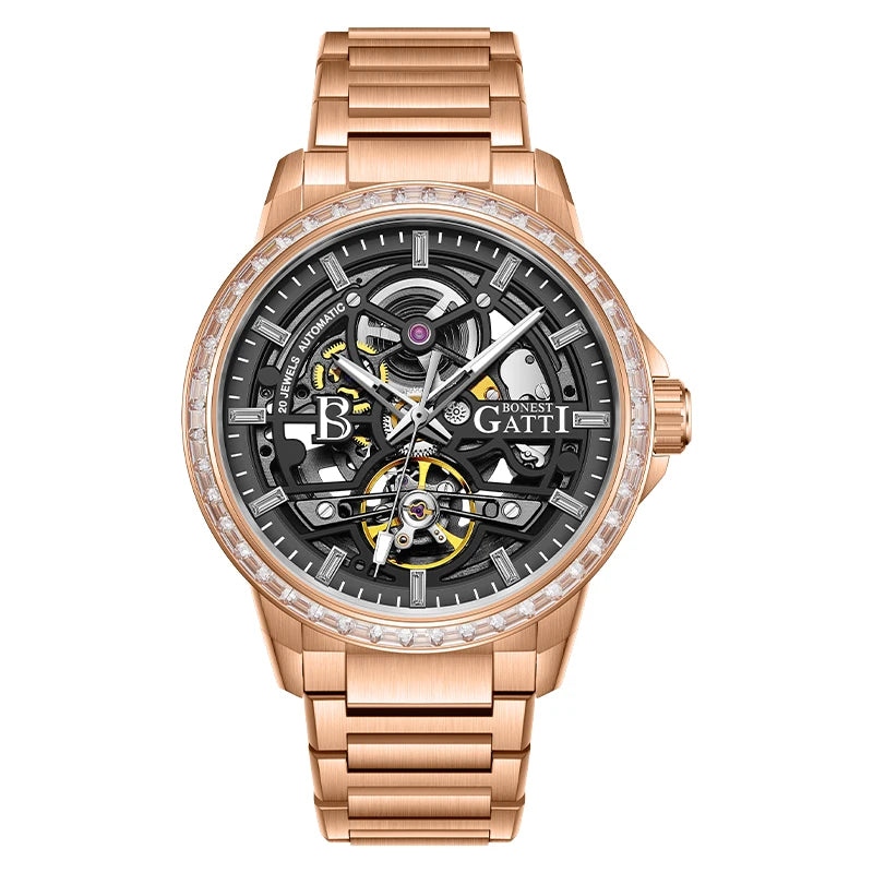 BONEST GATTI Luxus- Automatikuhr Modell BG8803 Michas.Zeithaus