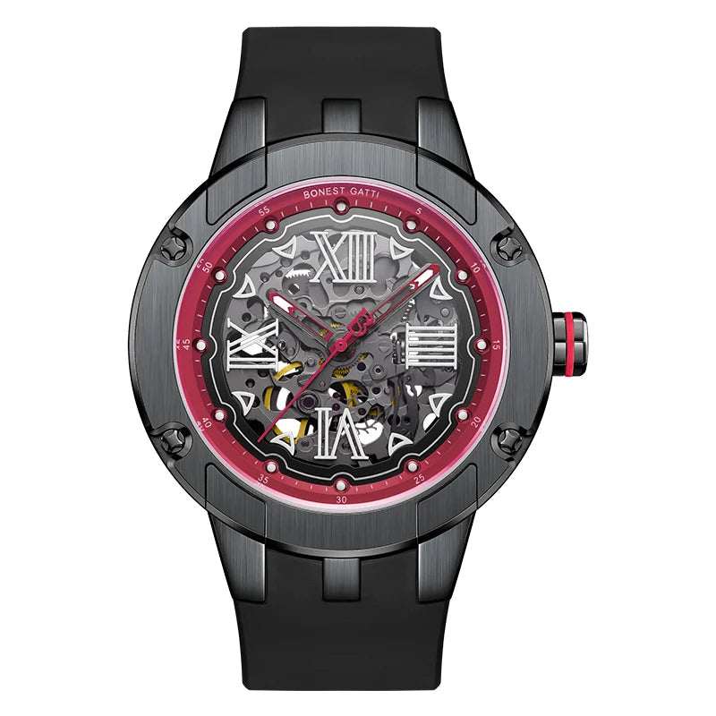 Bonest Gatti Skeleton Luxus Automstikuhr in 3 Varianten Michas.Zeithaus
