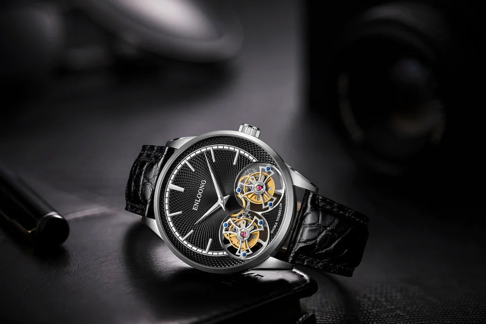 ENLOONG Luxuriöse Automatikuhr Double Tourbillon Watches Michas.Zeithaus