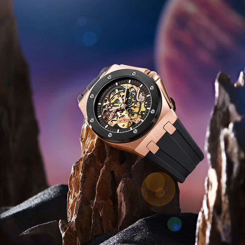 Sportlich elegante ONOLA Automatikuhr in 9 Varianten