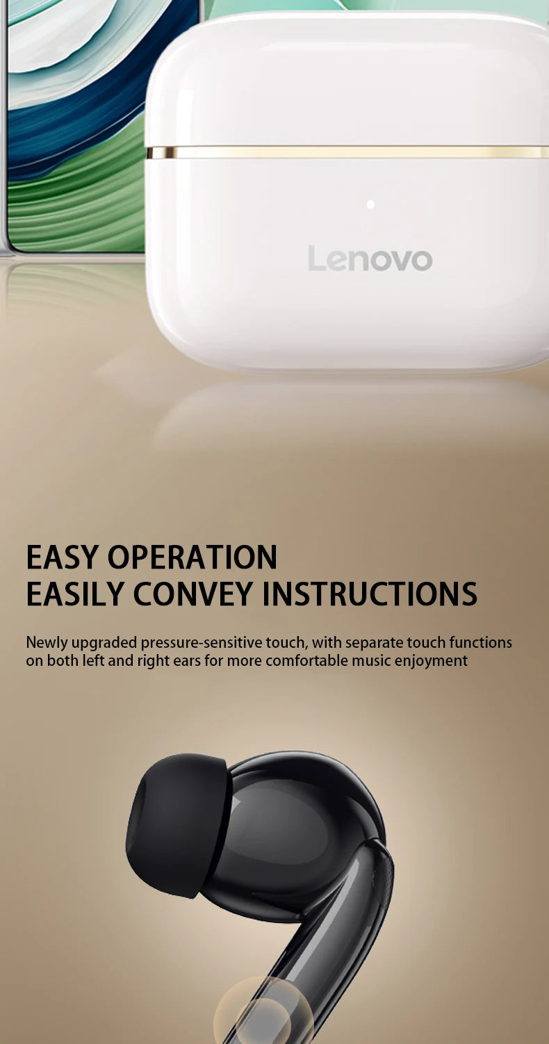 Lenovo EA230 In-Ear-Ohrhörer 360° Stereo-Soundeffekte TWS-Kopfhörer Original 100 % kabellose Ohrhörer für Sportlauf
