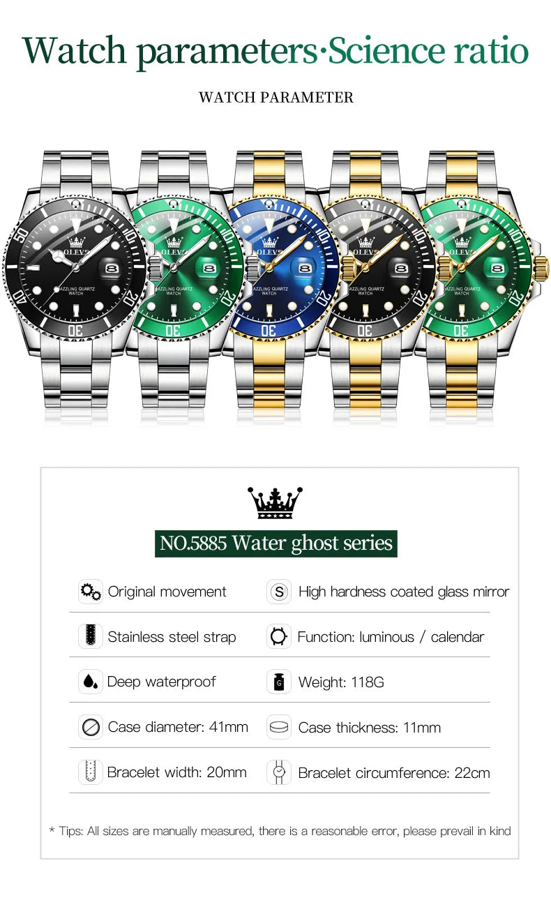 OLEVS Quartz Watch 5885