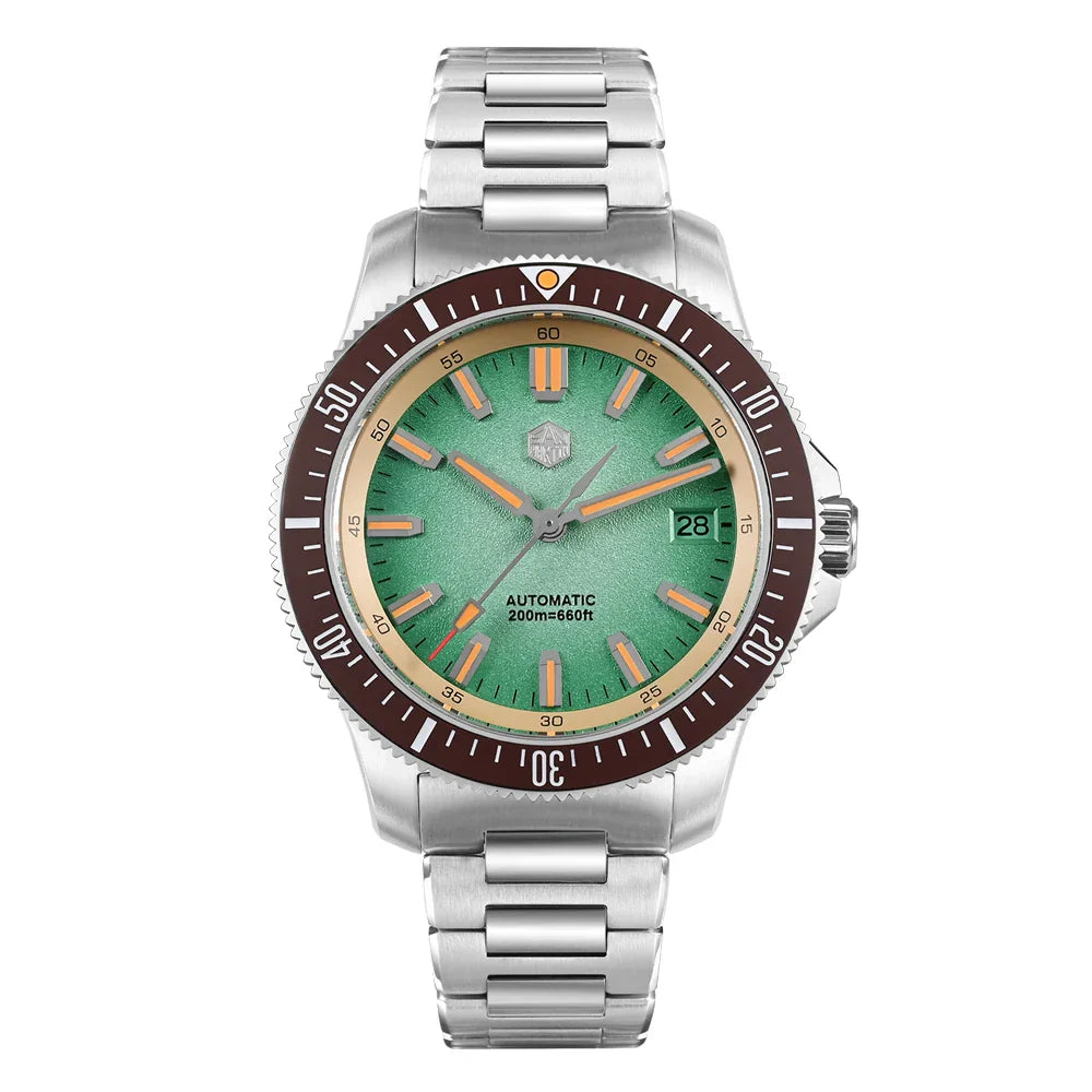 San Martin SN0118 2025 Neue Verbesserte Version 40mm Taucheruhr mit NH35 Uhrwerk