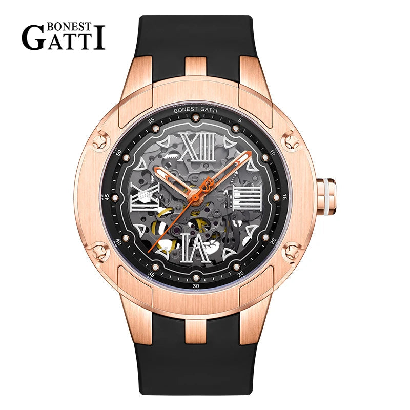 Bonest Gatti Skeleton Luxus Automstikuhr in 3 Varianten Michas.Zeithaus