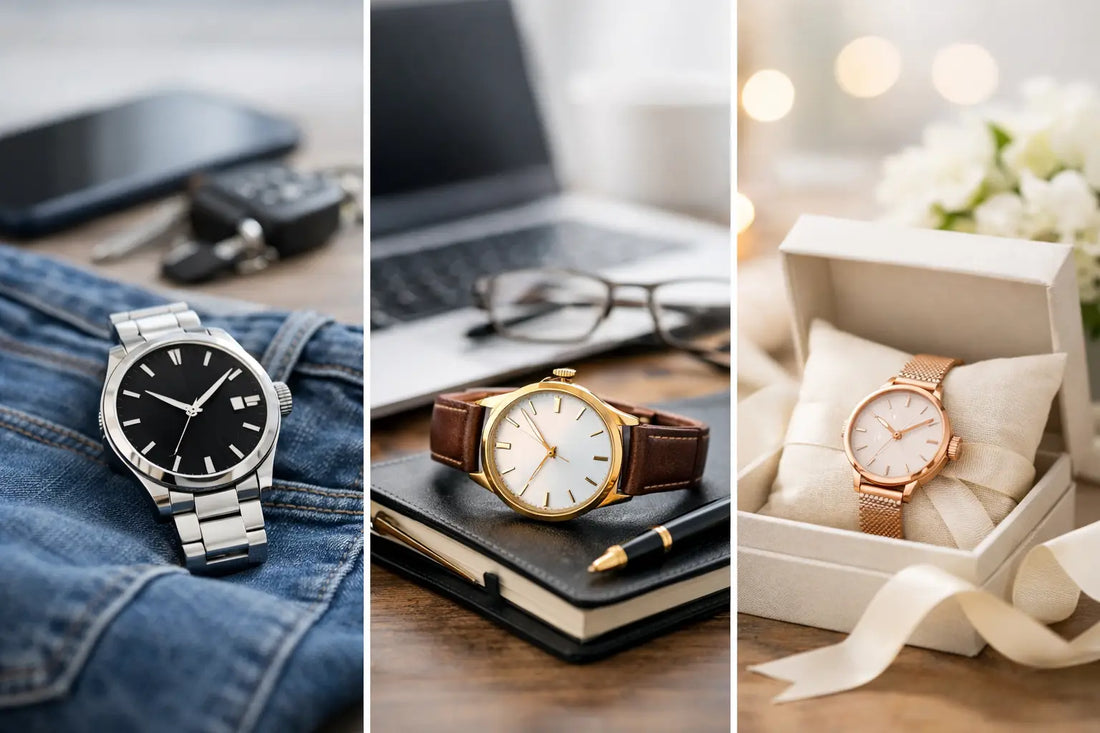 Poedagar Uhren für Alltag, Büro und Geschenk