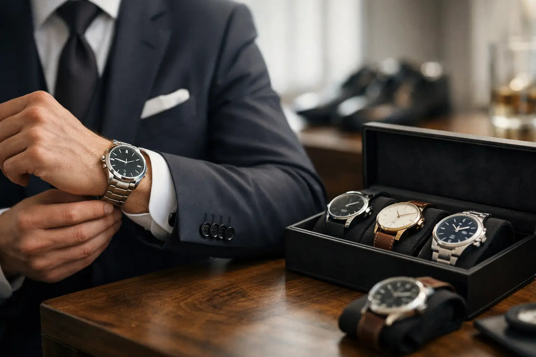 Die richtige Uhr passend zum Anzug wählen