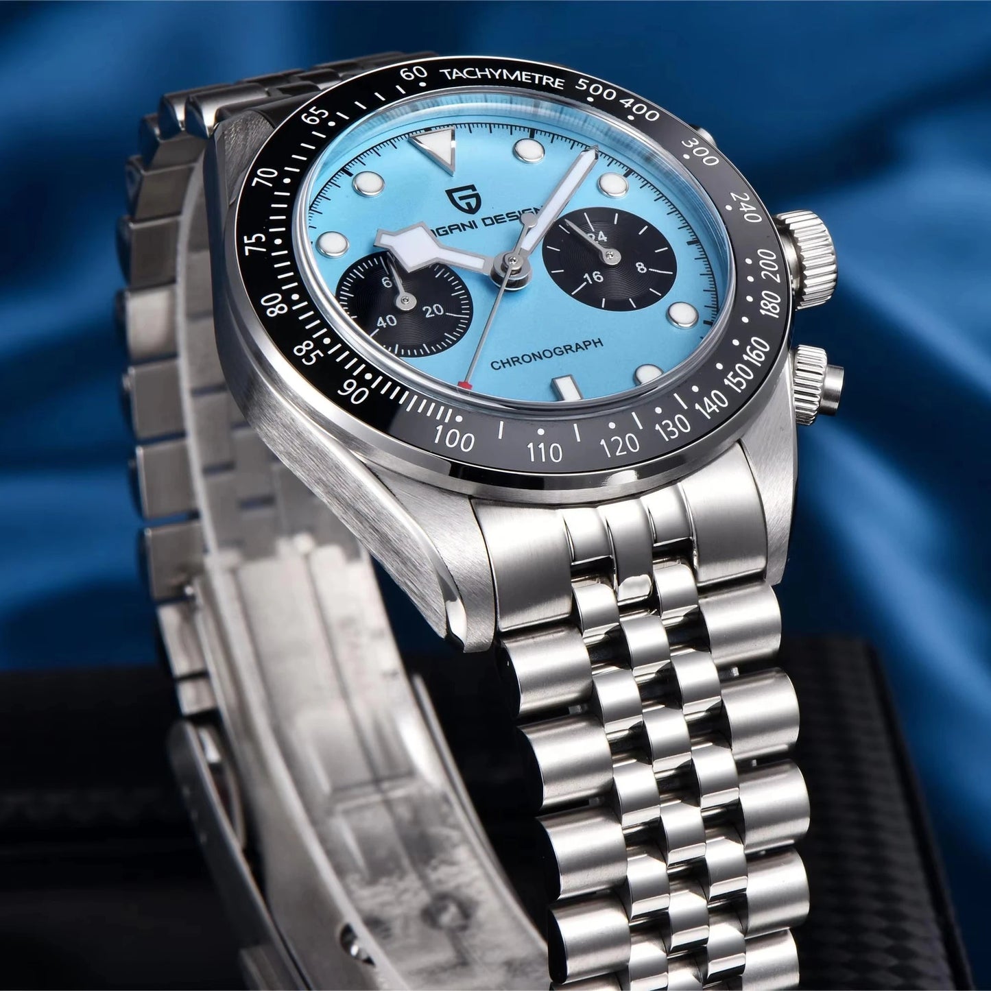 PAGANI DESIGN Men's Watches New BB Panda Luxury Quartz Watch Men Sport Chronograph Stainless Steel Sapphire Mirror Waterproof Michas.Zeithaus