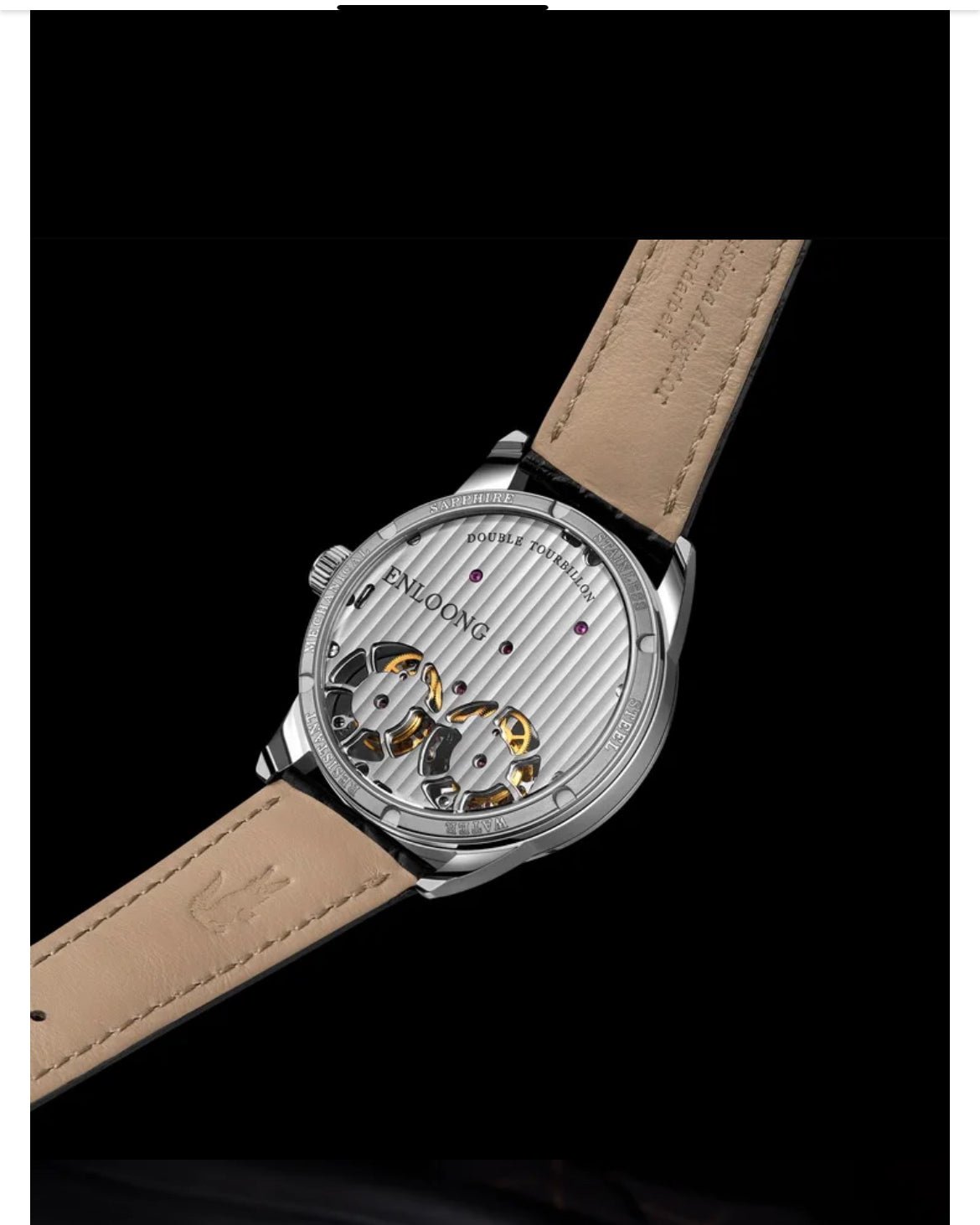 ENLOONG Double Tourbillon Watches with 21 Jewels Self Winding EL - DT01 - Michas.Zeithaus