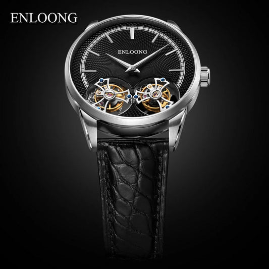 ENLOONG Luxuriöse Automatikuhr Double Tourbillon Watches Michas.Zeithaus