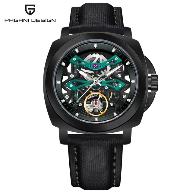 Pagani Design Luxury 40mm Luminous Dial Mechanical Automatic Watches 100m Waterproof Hollow Business Watch for Men YS017 Reloj Michas.Zeithaus