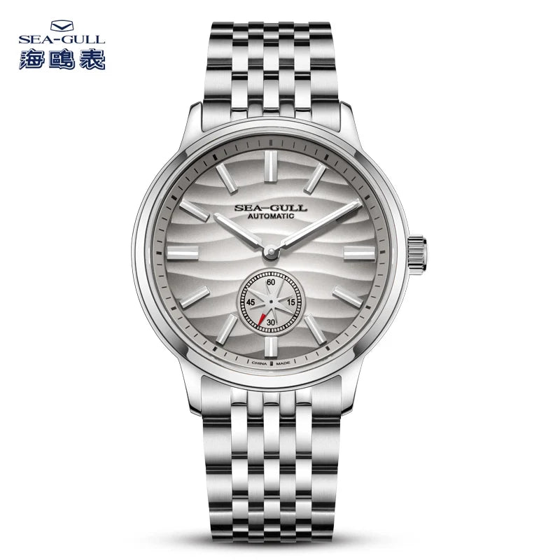 Seagull Natural Series Automatikuhr, Polaris Sub-Zifferblatt, Leuchtend, Luxus-Armbanduhr 6180 