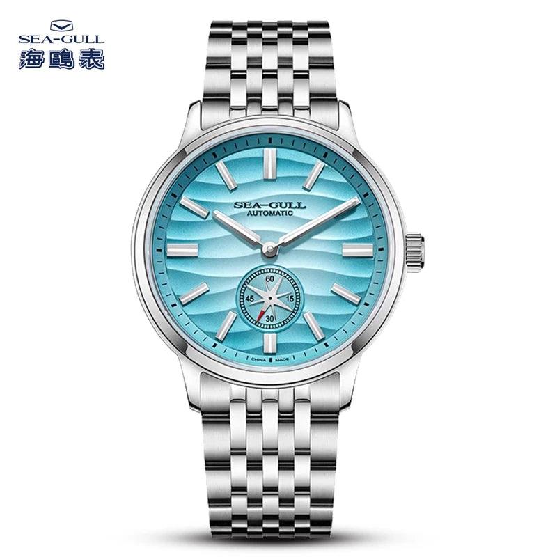Seagull Natural Series Automatikuhr, Polaris Sub-Zifferblatt, Leuchtend, Luxus-Armbanduhr 6180 
