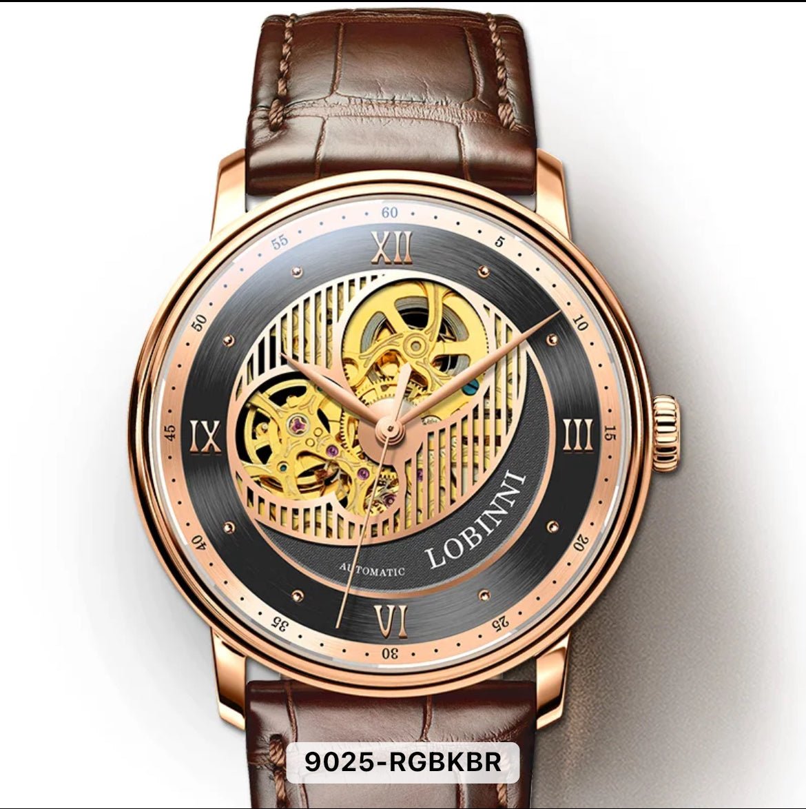 Lobinni Automatikuhr 9025 Edelstahl - Michas.Zeithaus