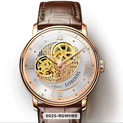 Lobinni Automatikuhr 9025 Edelstahl - Michas.Zeithaus