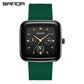 Sanda 1112 Fashion Quartz Watch with Silicone bracelet - Michas.Zeithaus