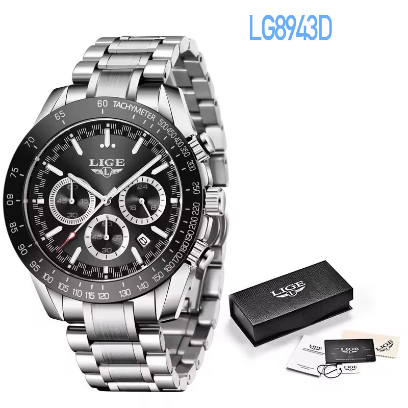 Neu im Sortiment: Lige Quarzuhr LG8943 mit Chronograph in 4 Varianten - Michas.Zeithaus