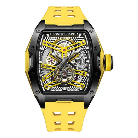 Bonest Gatti 5502 Luxury Fashion Waterproof Skeleton Mechanical Automatic Watch - Michas.Zeithaus