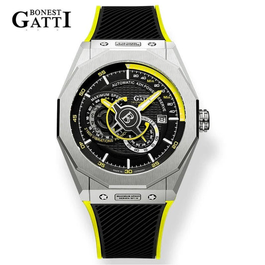 BONEST GATTI 8601 Automatic Mechanical Sport Waterproof Watch - Michas.Zeithaus