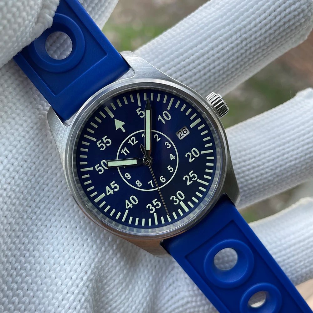 STEELDIVE SD1940T 200M Water Resis 40mm Automatic Diver Watch - Michas.Zeithaus