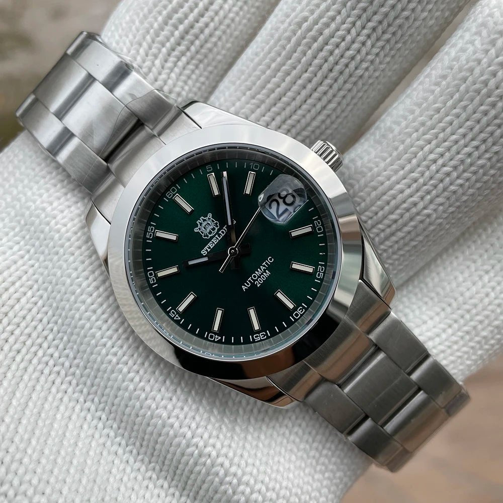 STEELDIVE SD1934 39mm Stainless Steel Case NH35 Automatic 200M Dive Watch - Michas.Zeithaus