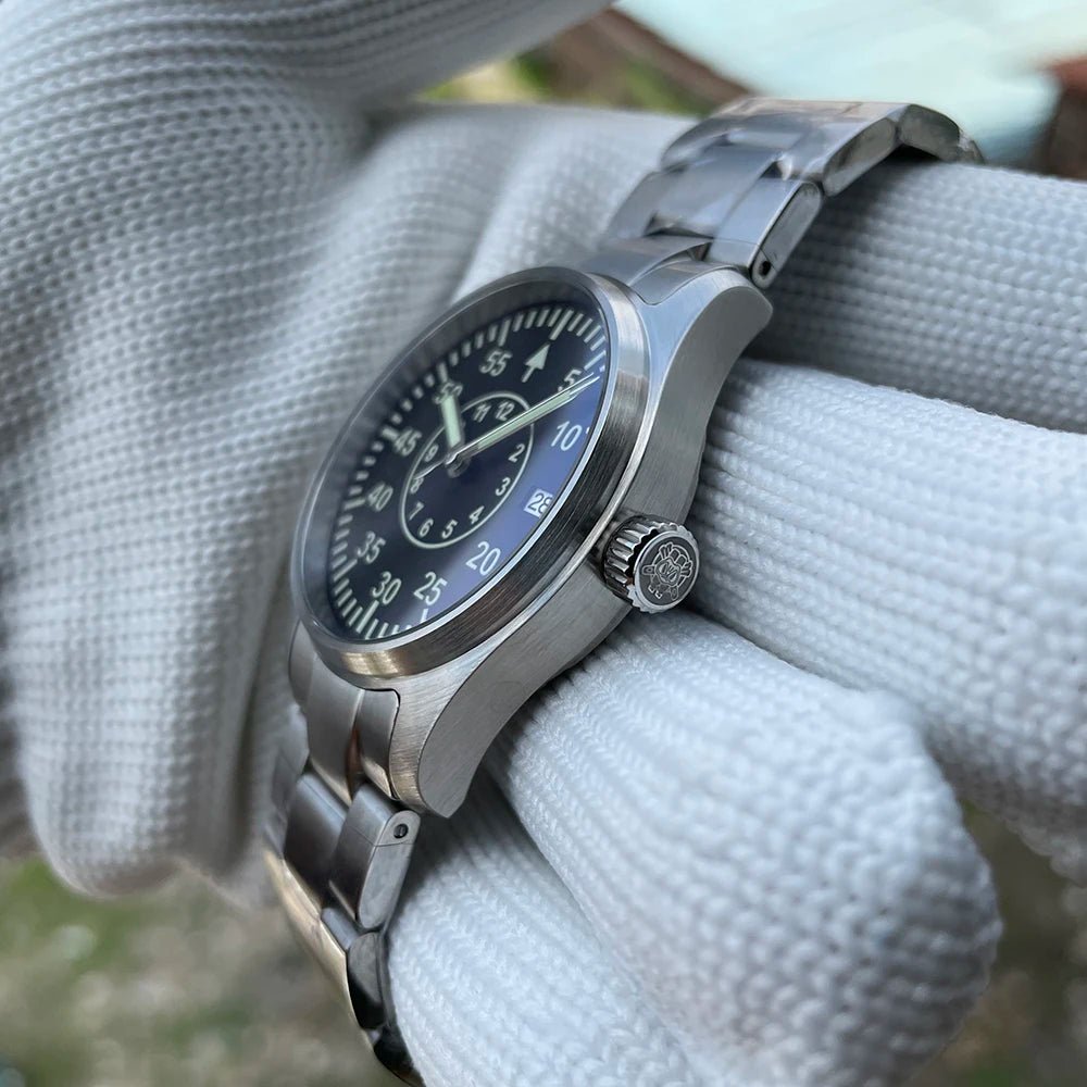 STEELDIVE SD1940T 200M Water Resis 40mm Automatic Diver Watch - Michas.Zeithaus