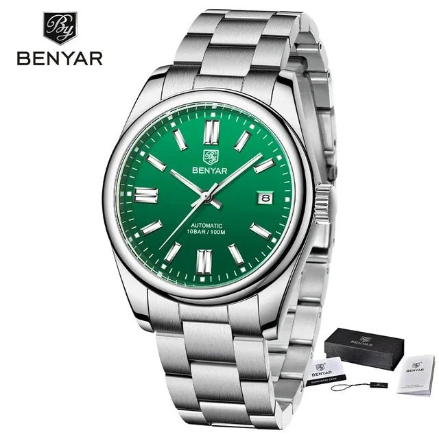 BENYAR 5185 Automatic Mechanical Watch Stainless Steel - Michas.Zeithaus