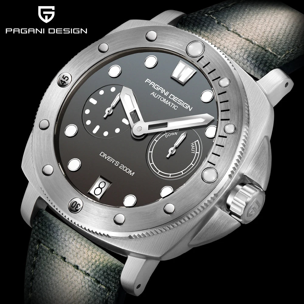 Pagani Design PD - 1767 Luxury Automatic Mechanical Watch 200 m Waterproof - Michas.Zeithaus
