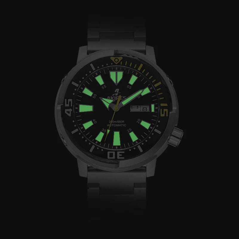 AKIRES Diver Divers Mechanical Automatic Watch - Michas.Zeithaus