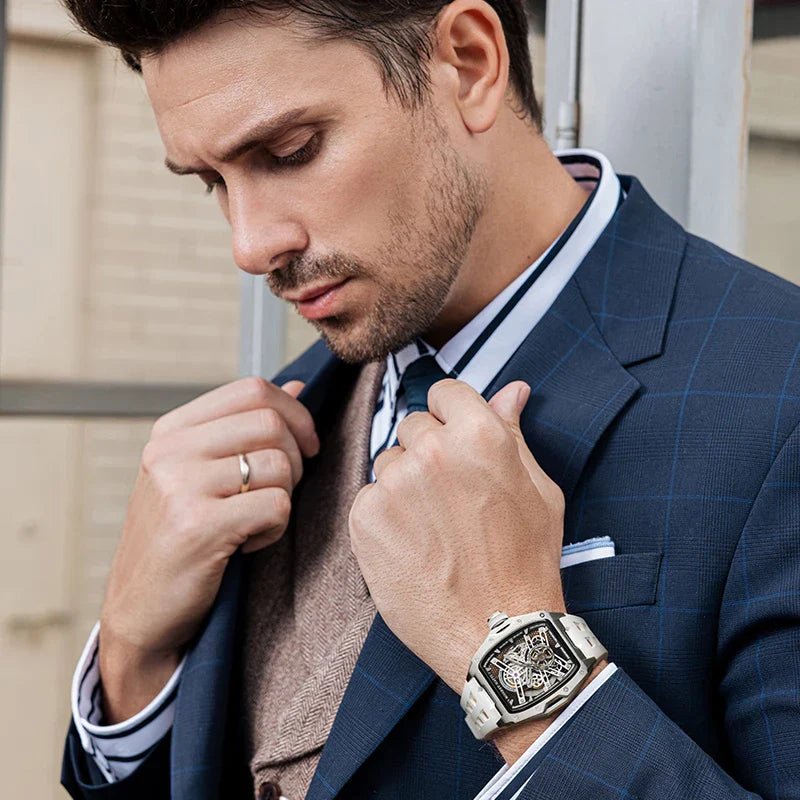 Bonest Gatti 5502 Luxury Fashion Waterproof Skeleton Mechanical Automatic Watch - Michas.Zeithaus