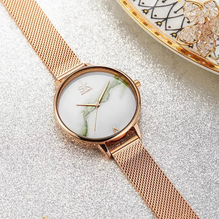 SHENGKE Luxury Jewelry Watches Bracelets Earring Necklace Gift Set Box K0039L - Michas.Zeithaus