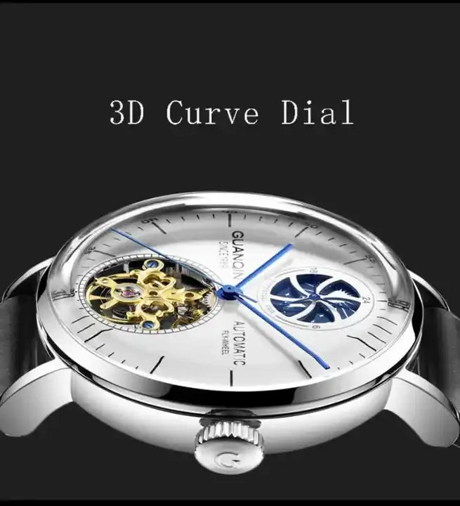 GUANQIN 16118 Luxury Automatic Mechanical Tourbillon Watch - Michas.Zeithaus