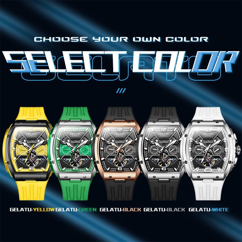 GELATU 6013 Hot Selling Exclusive movement design Mechanical Tourbillon Watch - Michas.Zeithaus