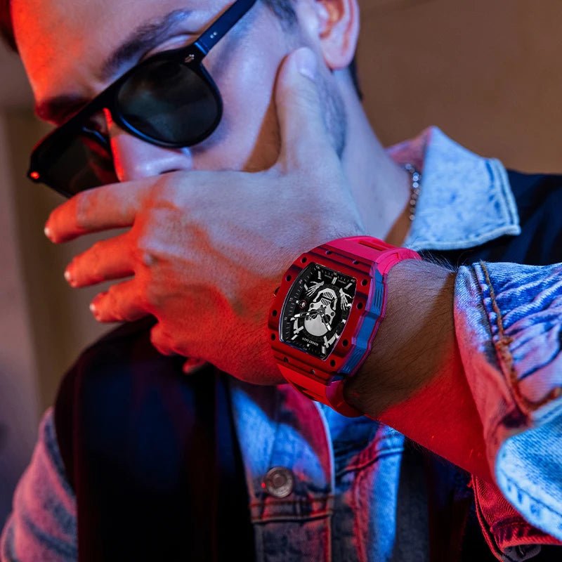 Bonest Gatti New Design Luxury Carbon Fiber Case Business Watch - Michas.Zeithaus