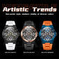 GELATU 6006 Waterproof Rubber Strap Automatic Mechanical Watch - Michas.Zeithaus