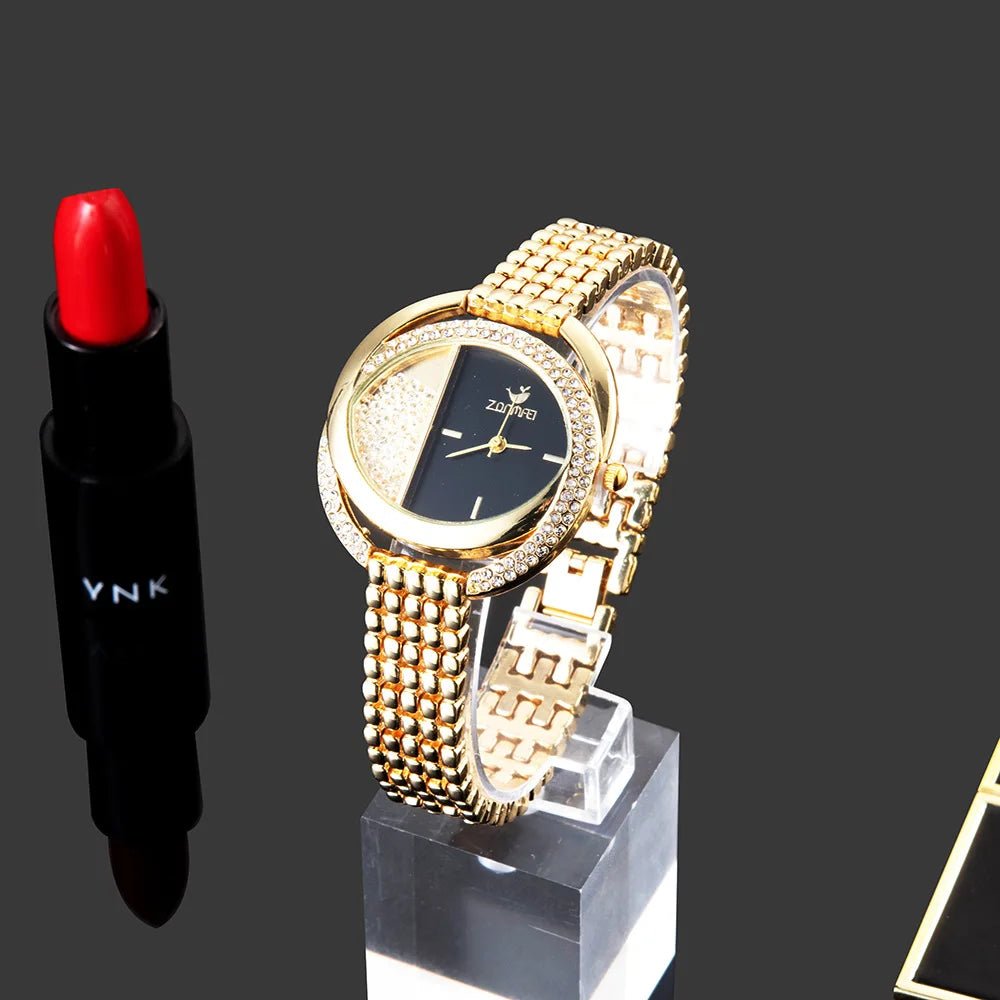 S536F Geschenkbox mit Quarzuhr, Armreif und Kette - Michas.Zeithaus