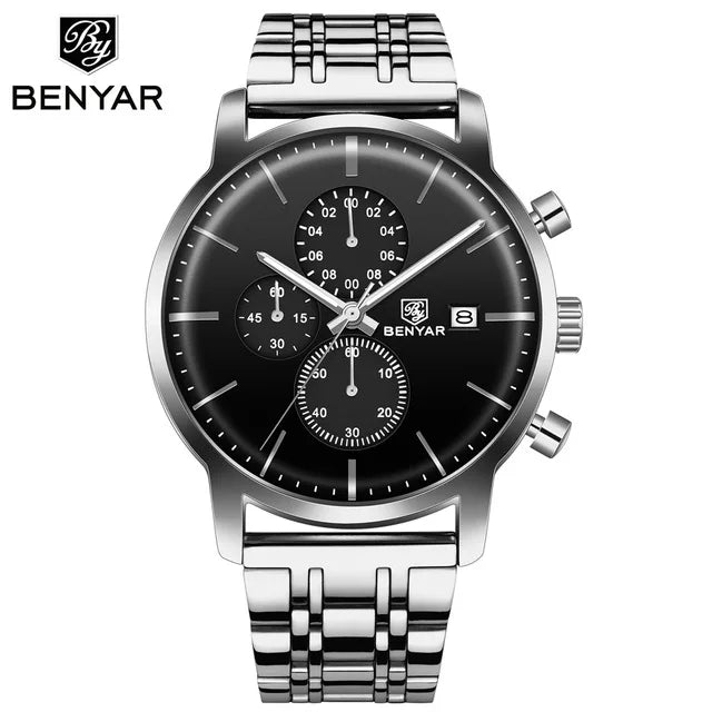 BENYAR 5146 Casual Fashion Quartz Chronograph Watch - Michas.Zeithaus