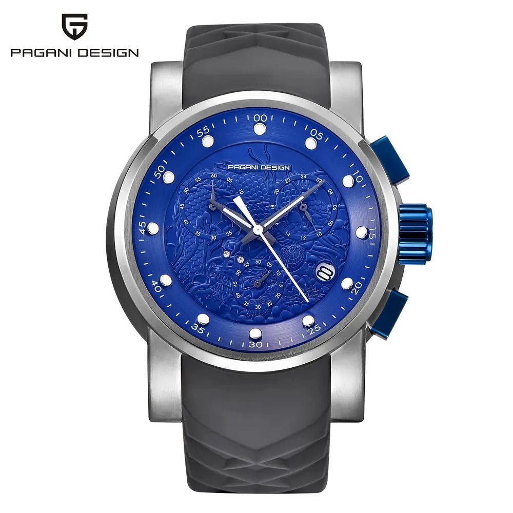 Hot Sale - Pagani Design 1621 Sportuhr mit Gummi - Armband in 4 Varianten - Michas.Zeithaus