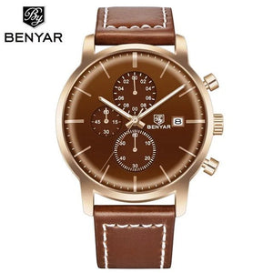 BENYAR 5146 Casual Fashion Quartz Chronograph Watch - Michas.Zeithaus
