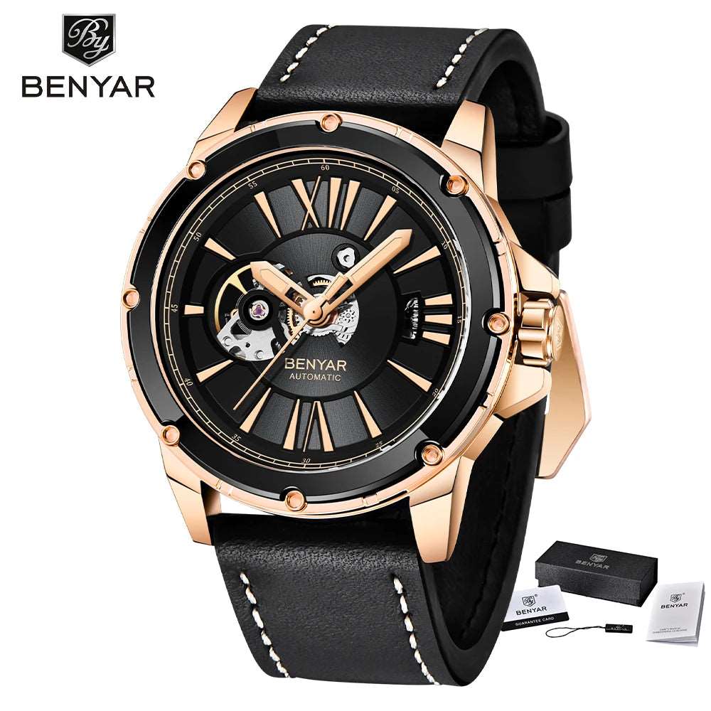 BENYAR 5183 Luxury Automatic Watch NEW