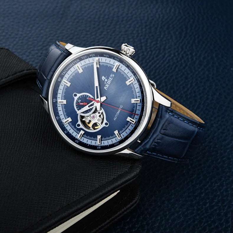 Akires Luxus Automatikuhr in edlem Design - Michas.Zeithaus