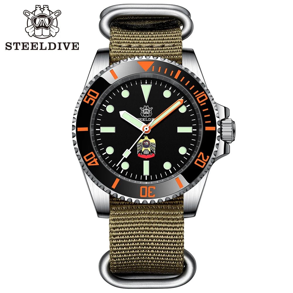 STEELDIVE SD1954C automatic mechanical 200m waterproof dive watch with NH35 - Michas.Zeithaus