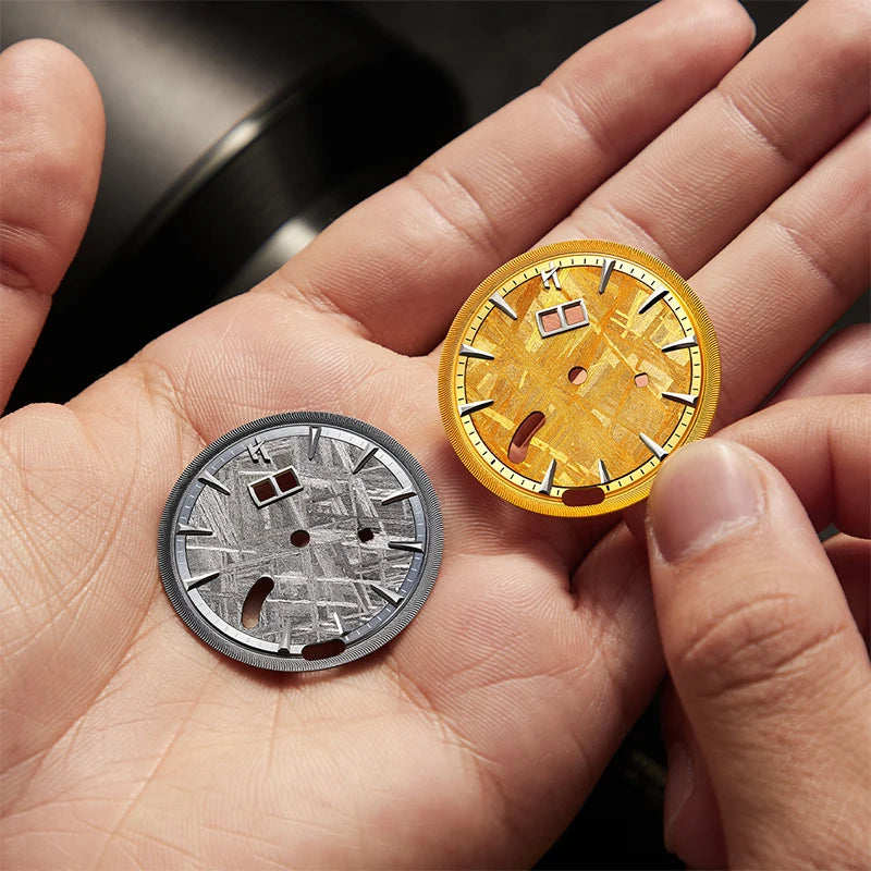 Lucky Harvey Limitierte Edition 50 Stück Automatikuhr aus Titanium Meteorite Zifferblatt Sapphire Glas