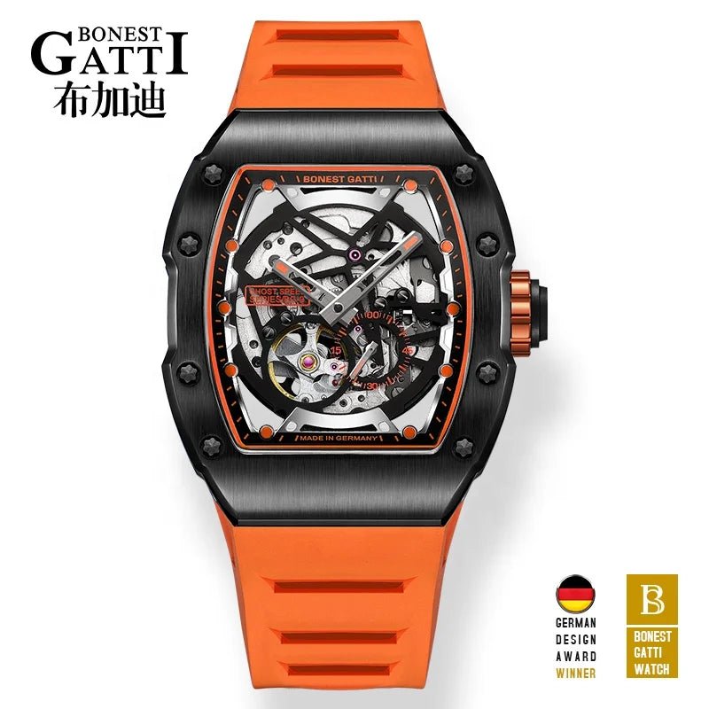 BONEST GATTI 9902 Luminous Luxury Automatic Mechanical Watch - Michas.Zeithaus