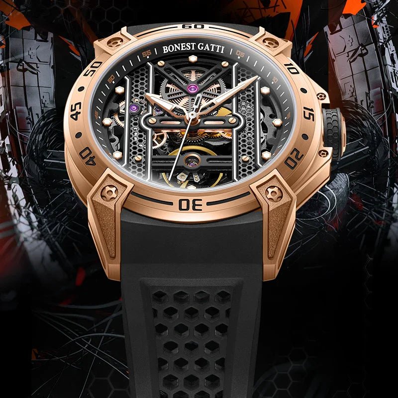 Bonest Gatti BG5805 High Quality Fashion Automatikuhr - Michas.Zeithaus