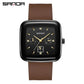 Sanda 1112 Fashion Quartz Watch with Silicone bracelet - Michas.Zeithaus