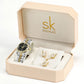 SHENGKE SK Luxury Jewelry Watches Set Bracelets & Bangles Earring Sets 95001 - Michas.Zeithaus