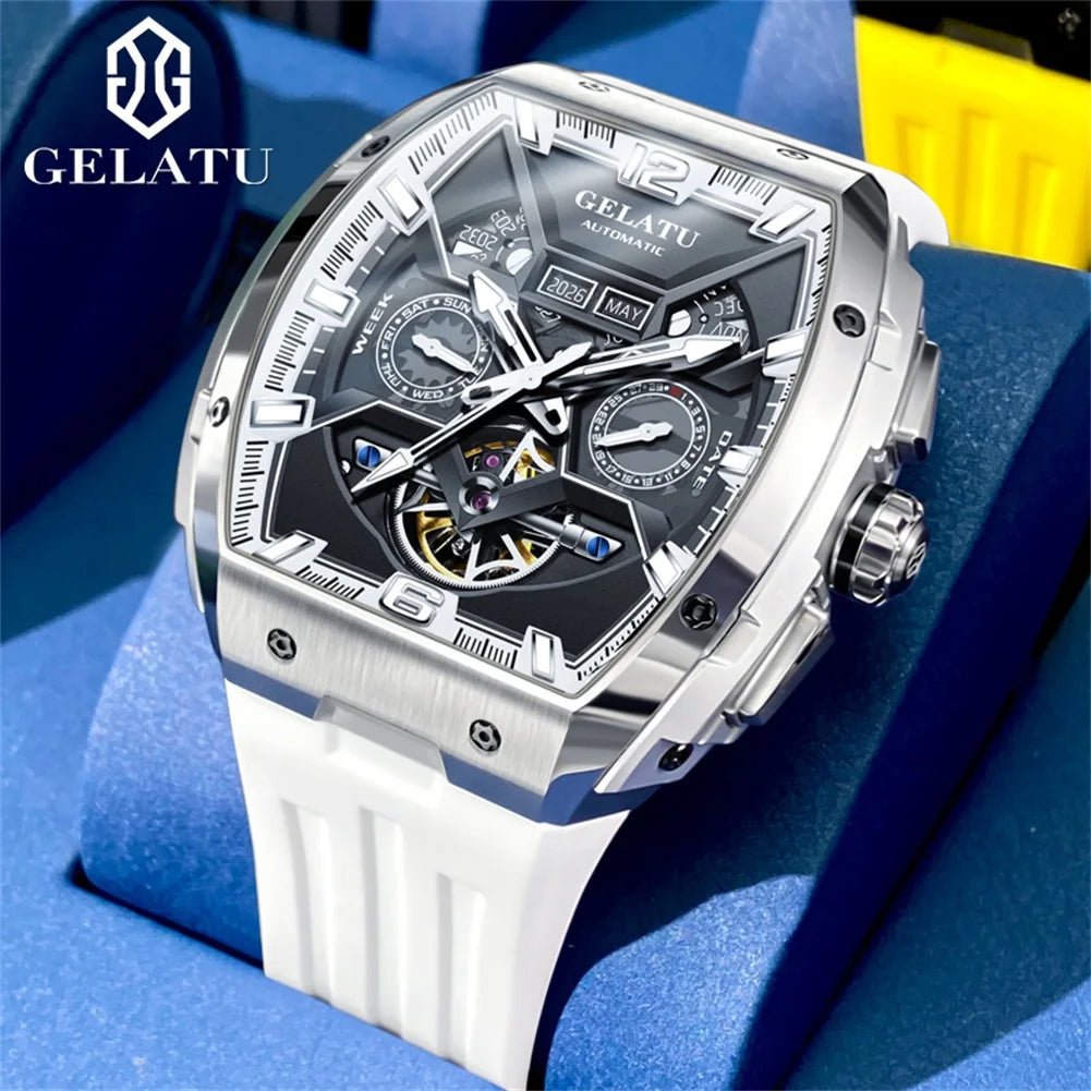 GELATU 6013 Hot Selling Exclusive movement design Mechanical Tourbillon Watch - Michas.Zeithaus