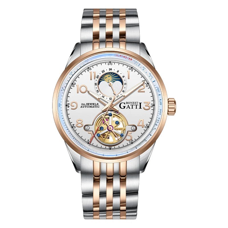 Luxury Bonest Gatti BG5808 Automatic Mechanical Watch Tourbillon - Michas.Zeithaus