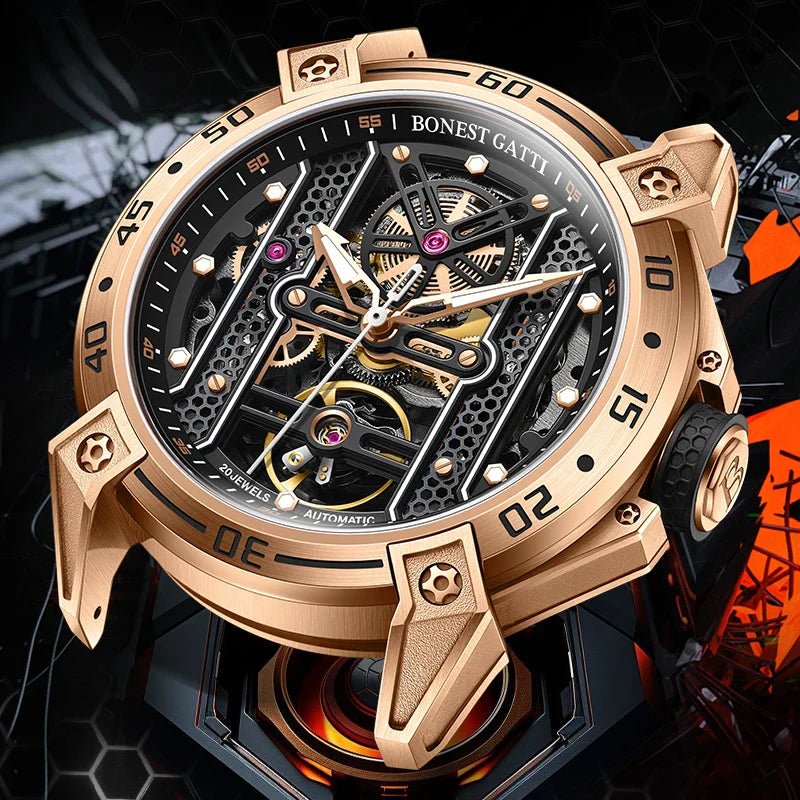 Bonest Gatti BG5805 High Quality Fashion Automatikuhr - Michas.Zeithaus