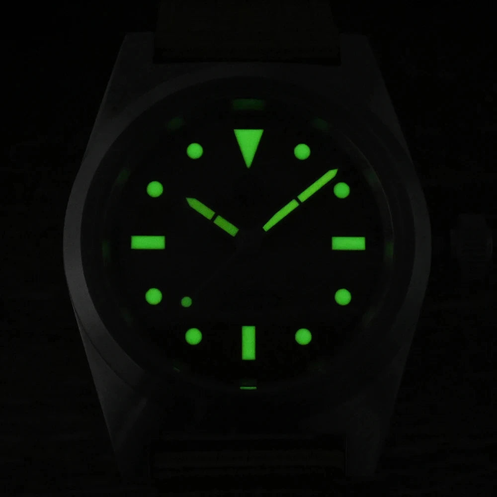 San Martin Modell SN029-G-C Pilot Vintage Automatikuhr wasserdicht 20Bar